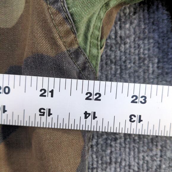 U.S. Army Woodland Camouflage Pattern Combat Coat Size M-Long Cotton Nylon Blend - Picture 14 of 16